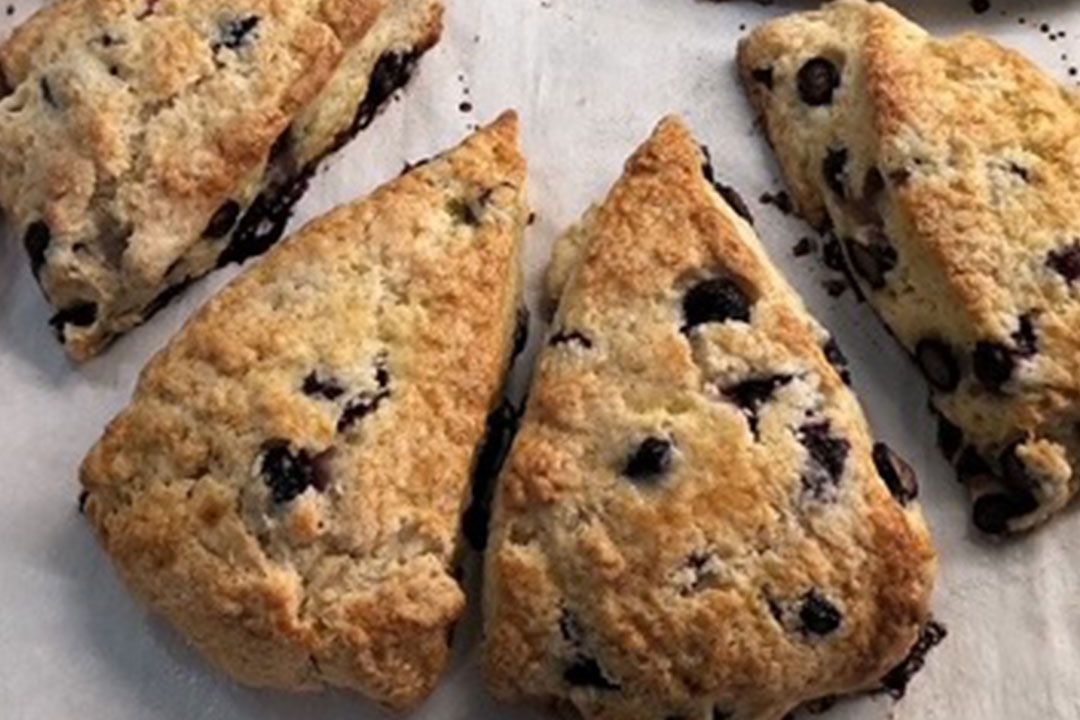 Baking at the Flesherton Farmers' Market.