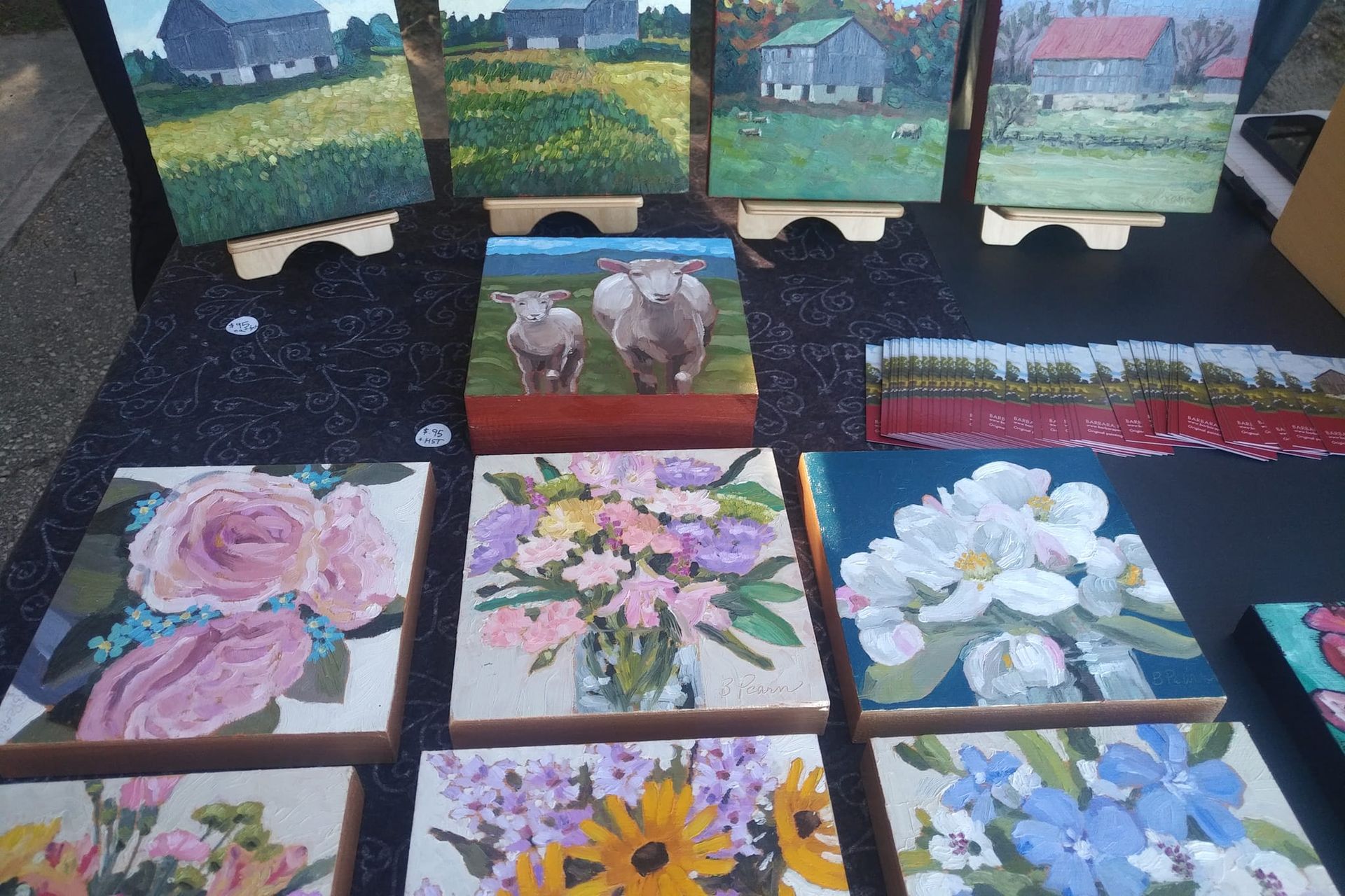 Flesherton Farmers' Market paintings