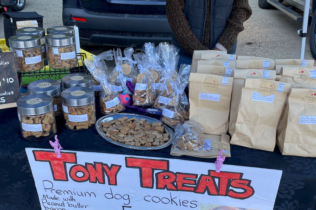 dog treats at the Flesherton Market