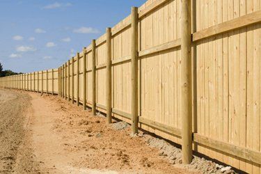 A new timber fence