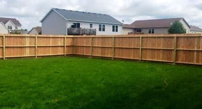 Lawn space with Fence - Fence builders in Dyer, IN