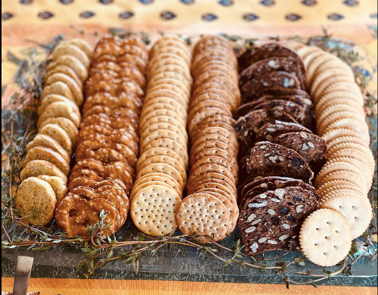 Charcuterie Board EXTRA Add-ons: Crackers.