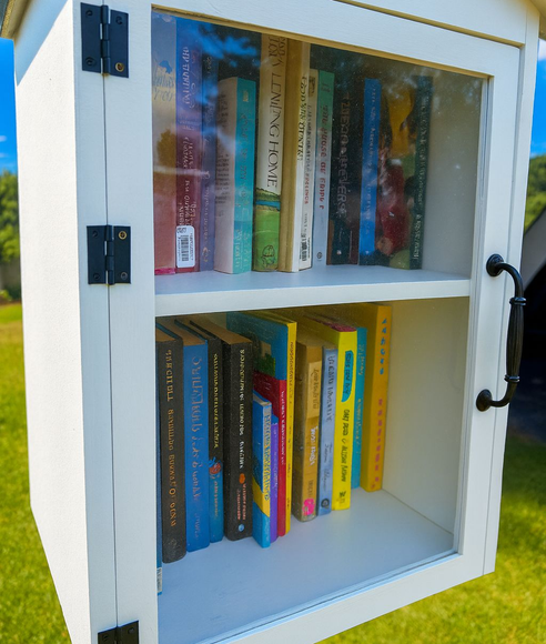 Photo of a community sharing library