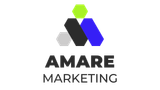 A logo for a company called amare marketing