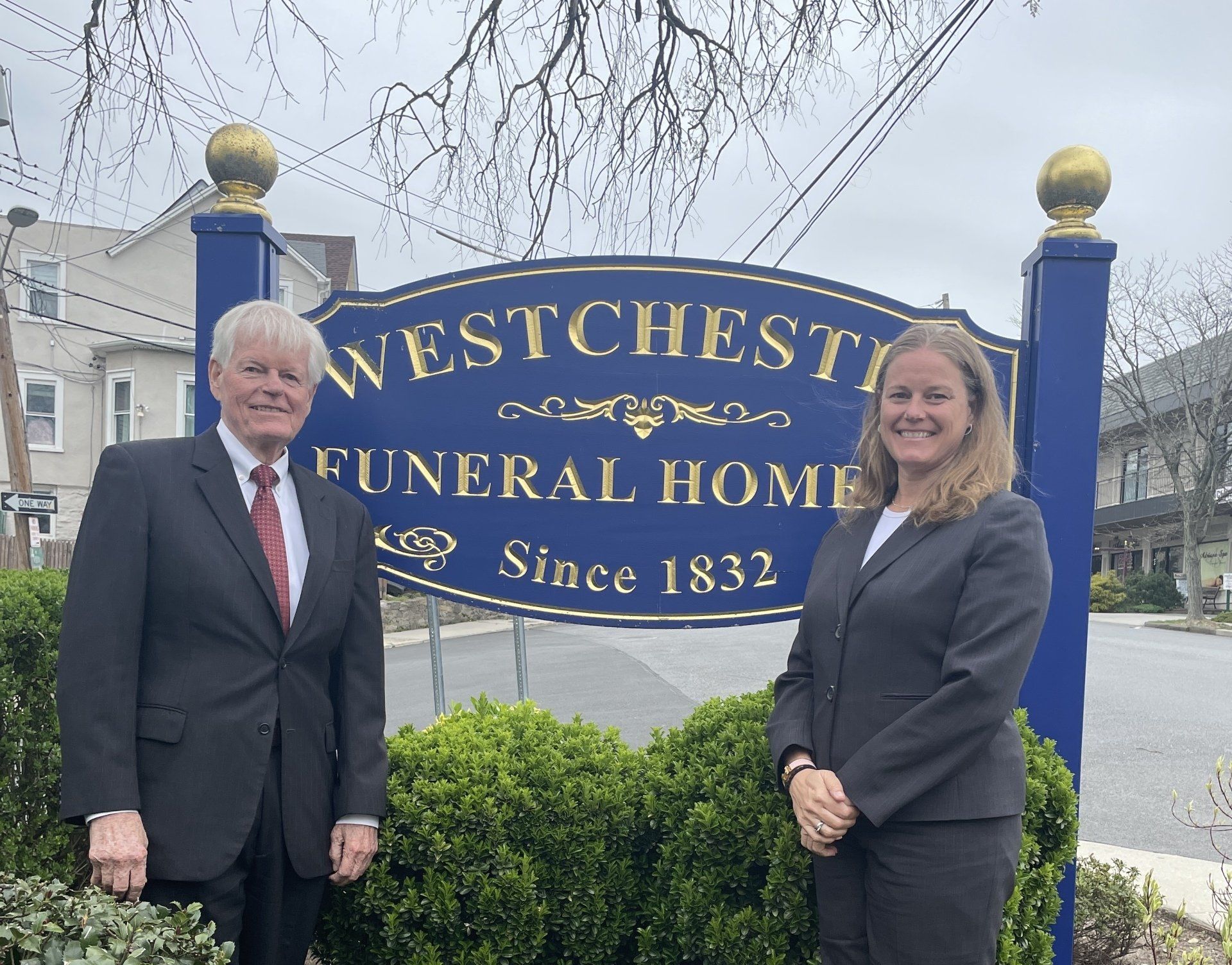 Bronxville funeral home director and staff