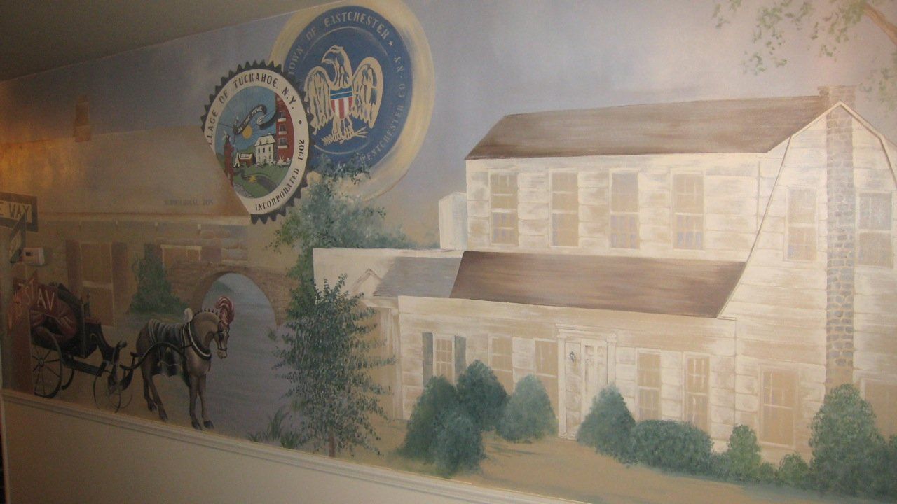 funeral services for Yonkers wall mural
