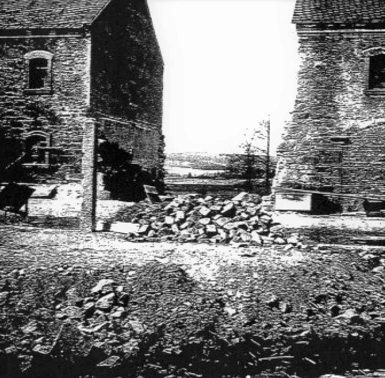 Rittergut Adlershof Umweltzentrum Oberlauterbach Vogtland NUZ - Beginn der Abstandsherstellung  © unbekannt