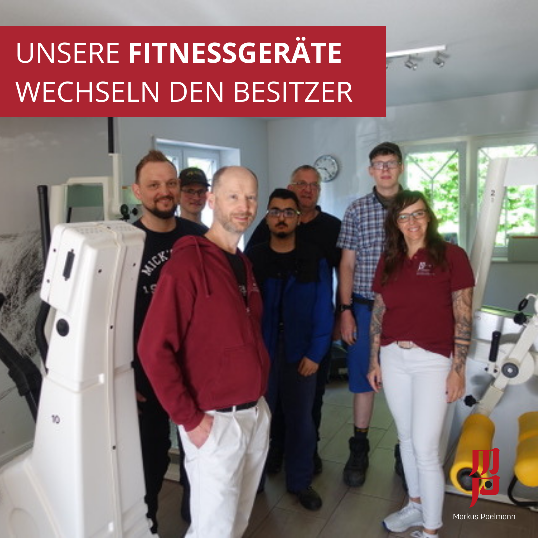 Unsere Fitnessgeräte wechseln den Besitzer!