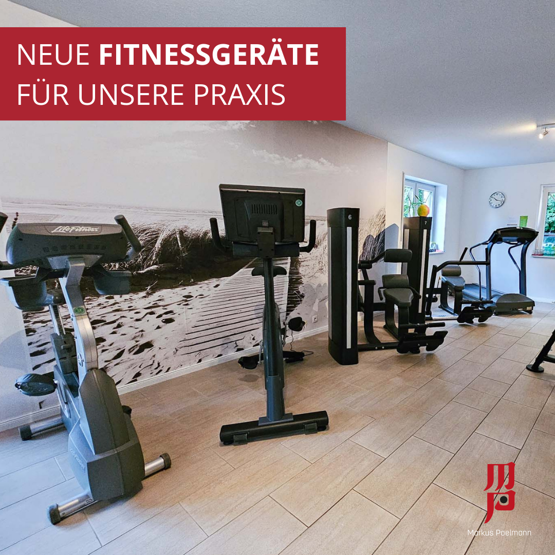 Neue Fitnessgeräte für unsere Praxis