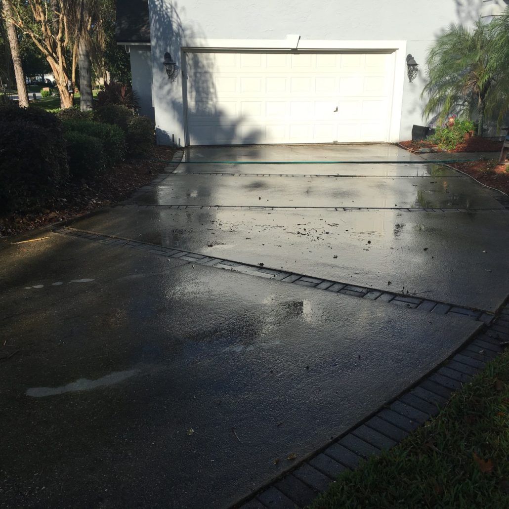 Stewart Pressure Cleaning Before free driveway cleaning