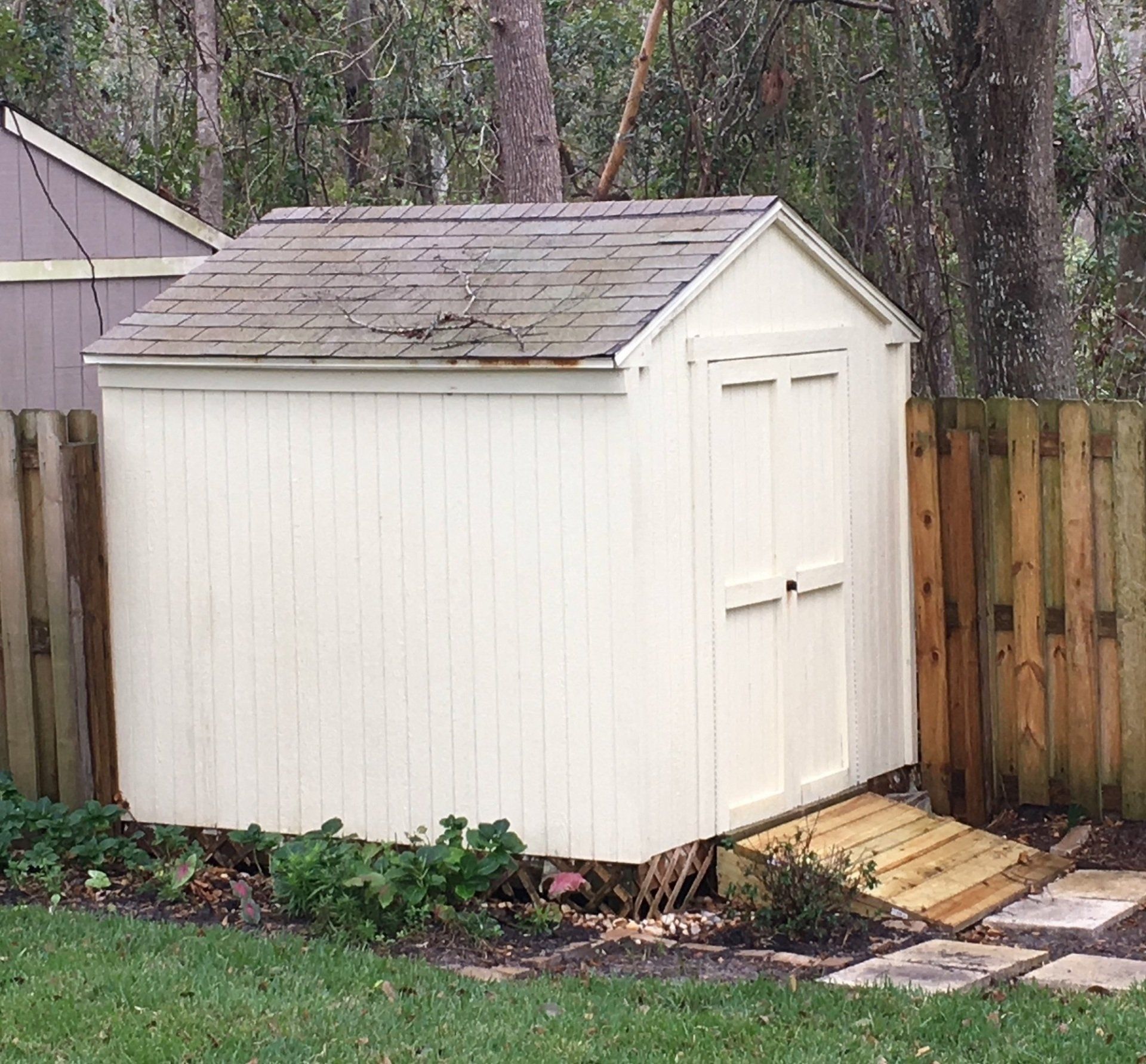 Stewart Pressure Cleaning After pressure washing service of shed