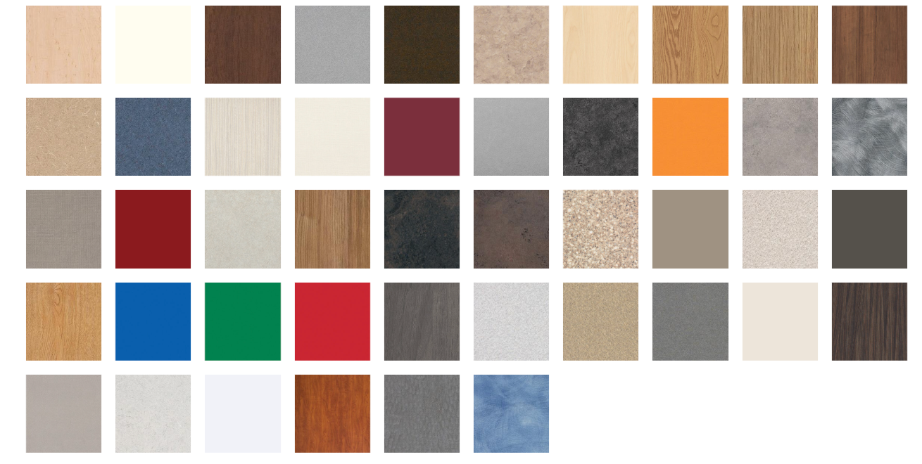 Table Top Laminate Colors