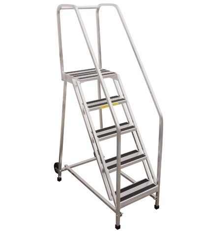 Aluminum Rolling Ladder | Homeland Manufacturing