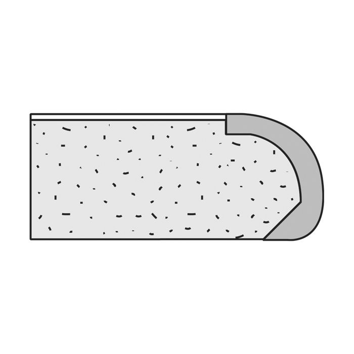 Dur-a-Edge Table Top Rectangular Profile