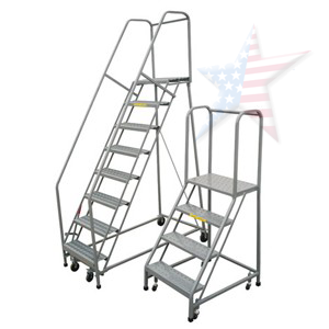 Rolling Safety Ladder | Homeland Manufacturing Inc