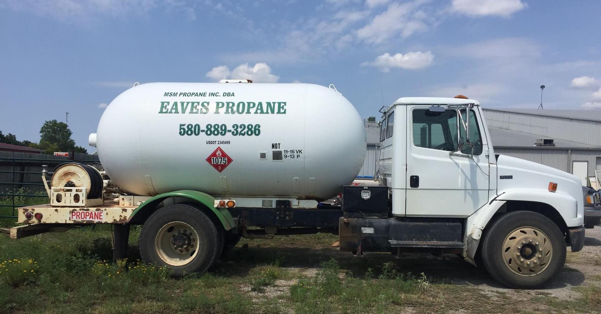 Eaves Propane Inc Truck — Atoka, OK — Eaves Propane Inc
