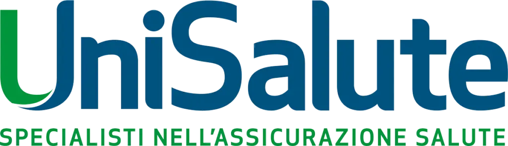 The UniSalute logo, featuring blue text over a green banner. 