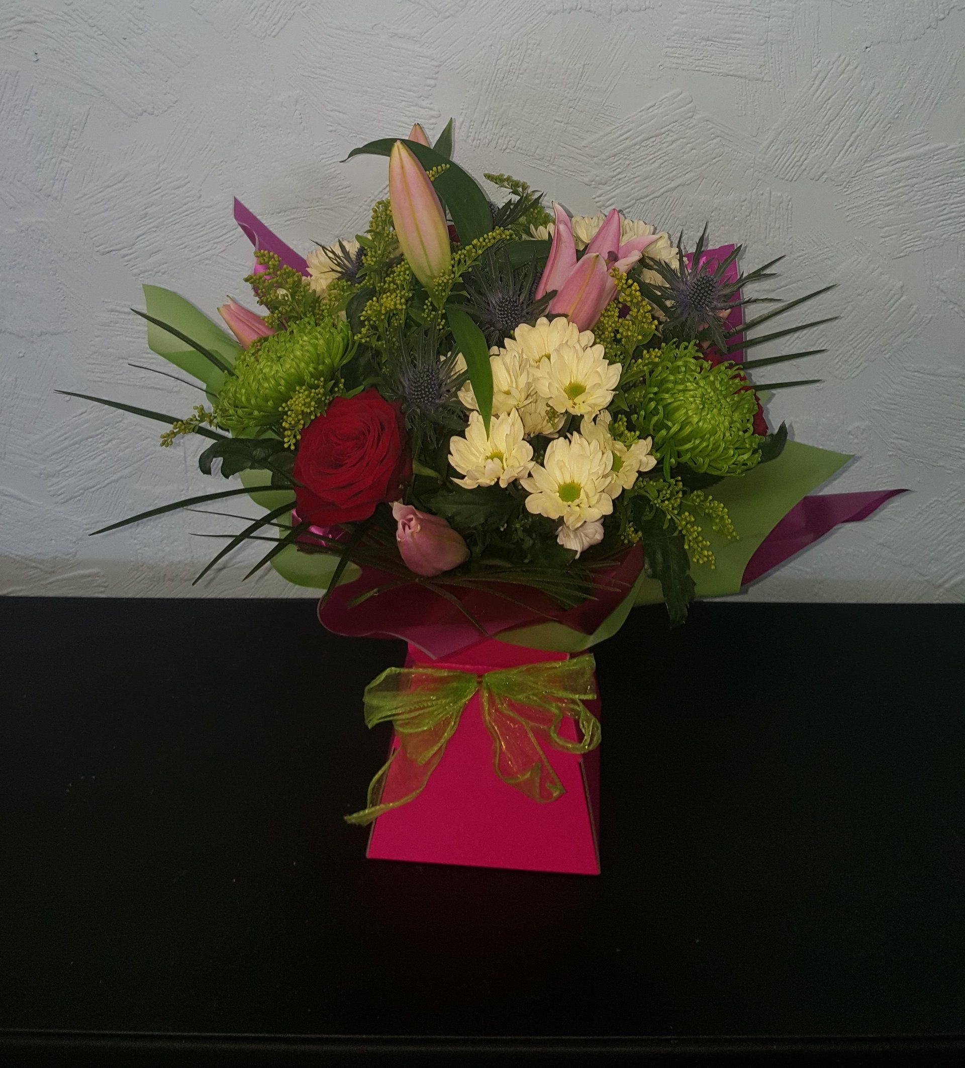 Aqua Hand - Tied Bouquet 44