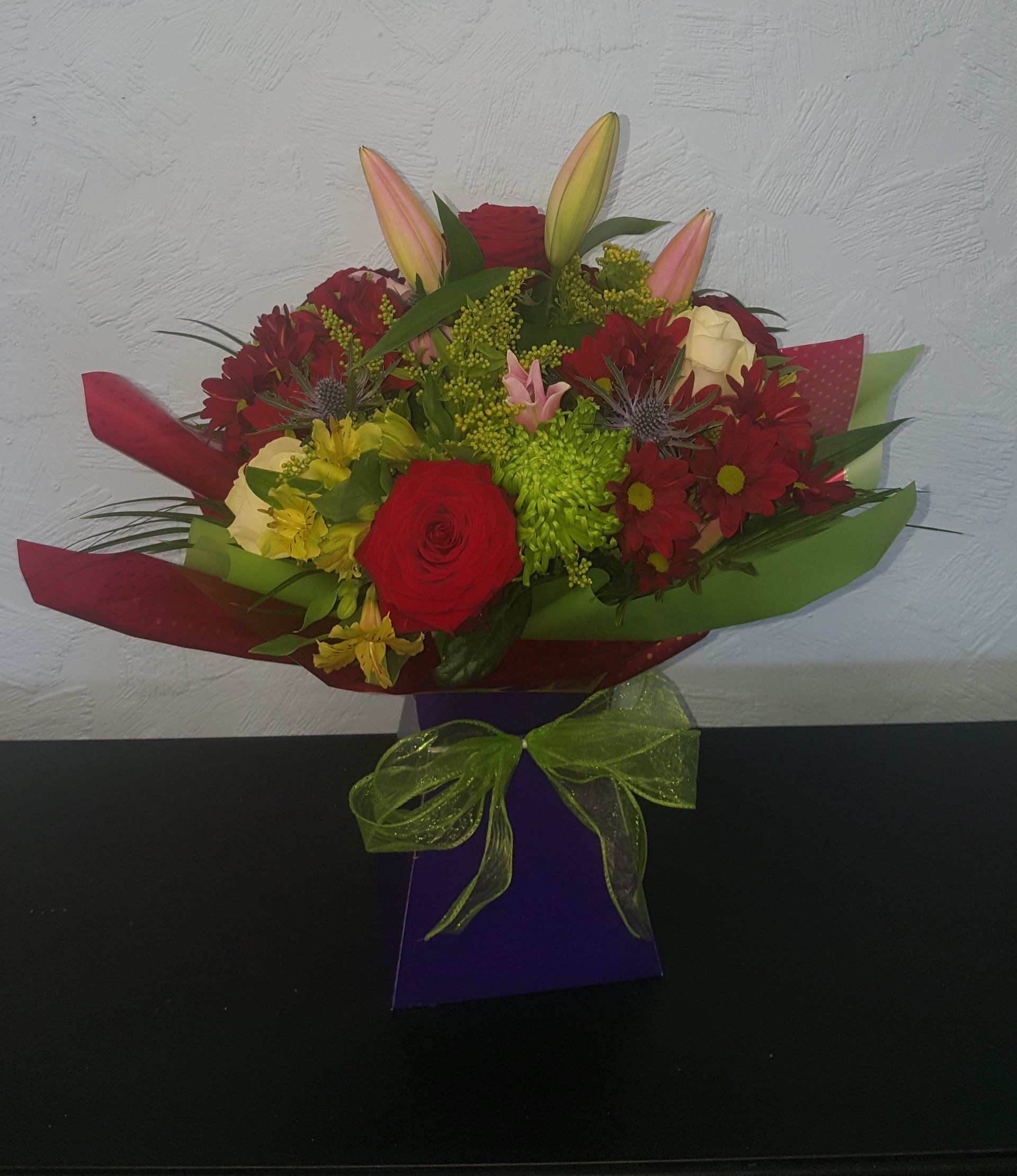 Aqua Hand - Tied Bouquet 40