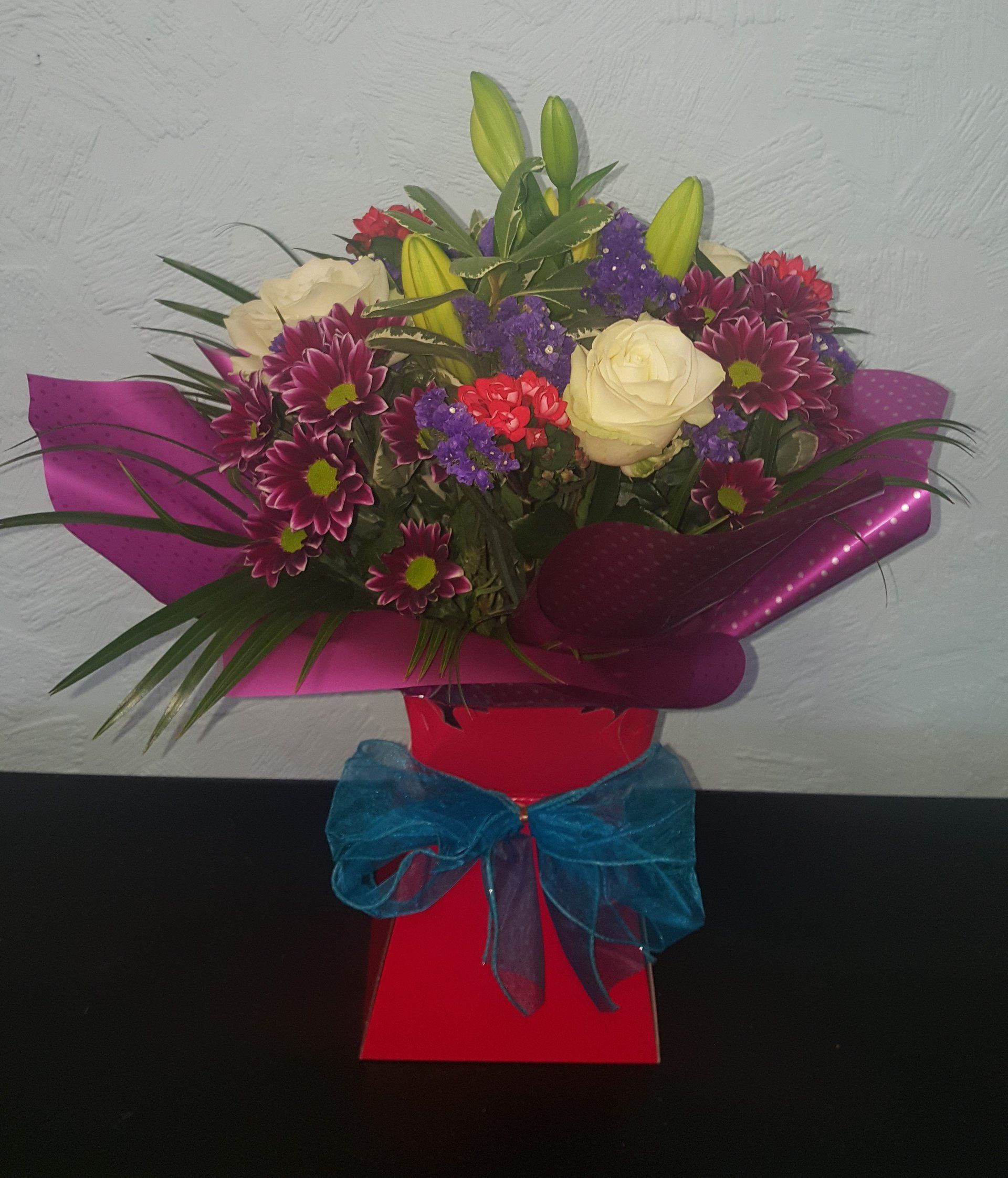 Aqua Hand - Tied Bouquet 38