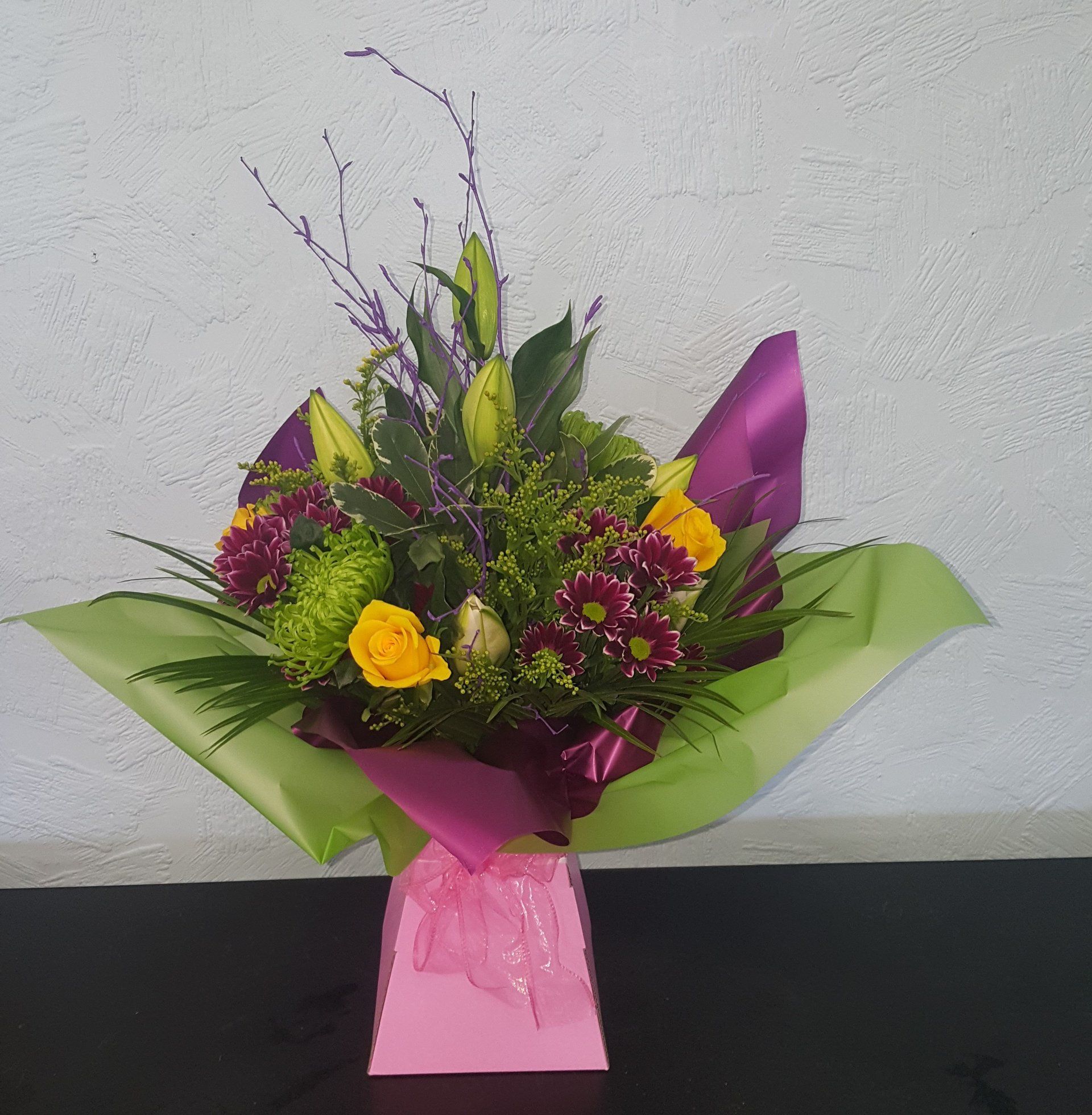 Aqua Hand - Tied Bouquet 26