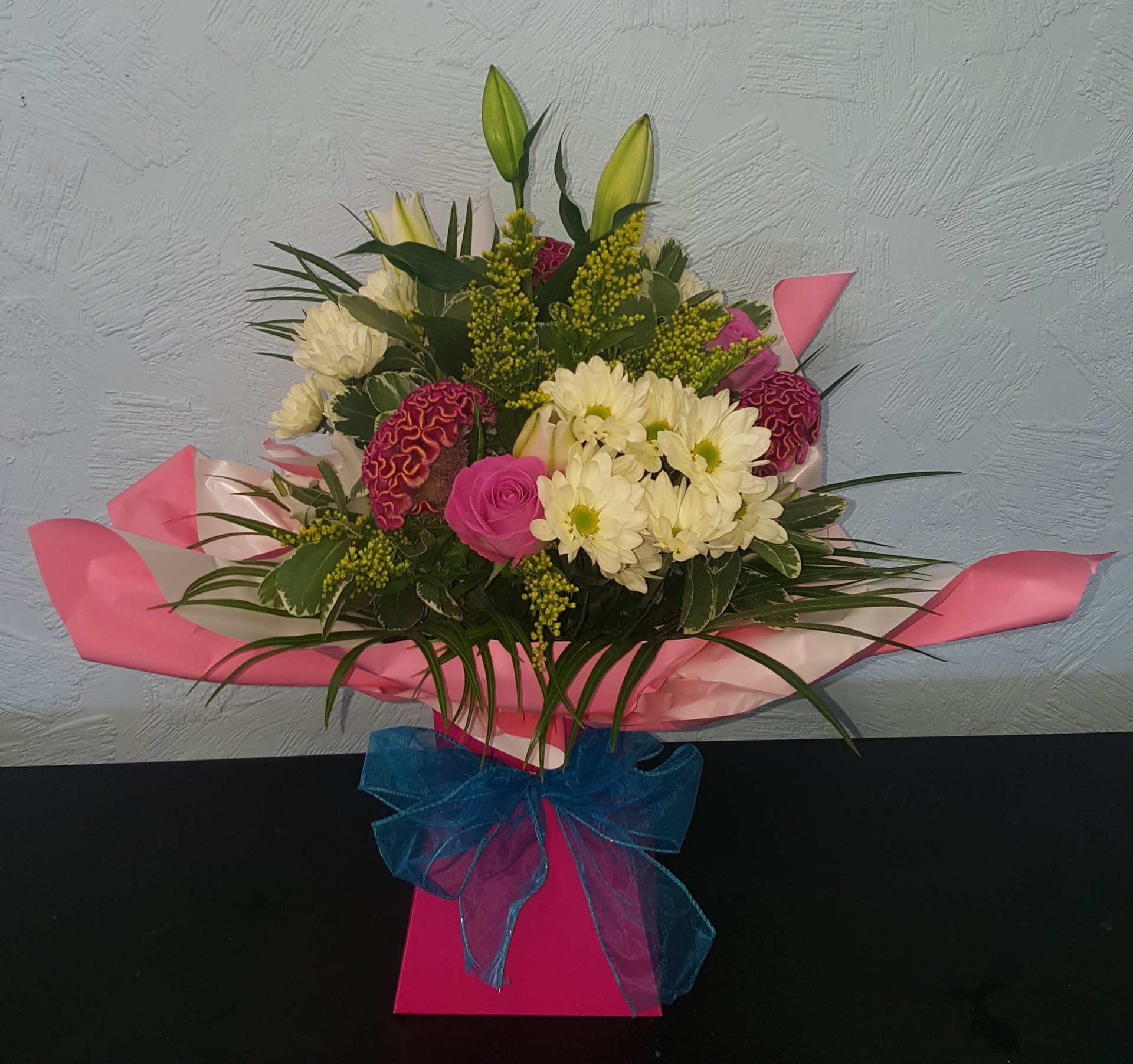 Aqua Hand - Tied Bouquet 23