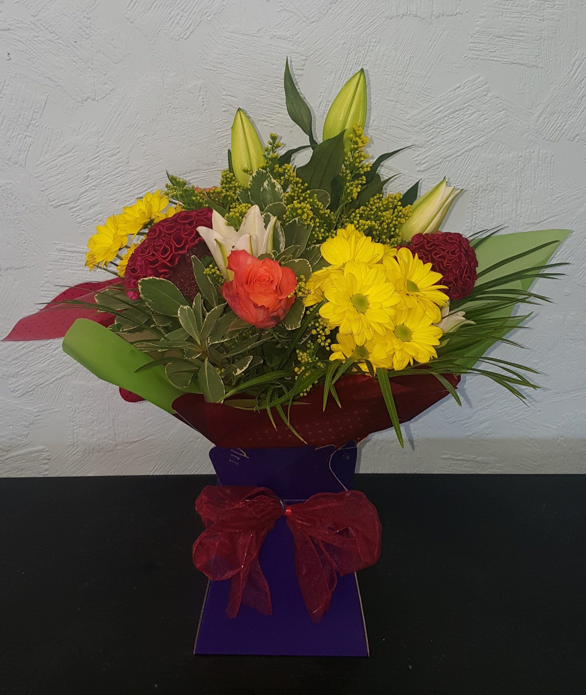 Aqua Hand - Tied Bouquet 22