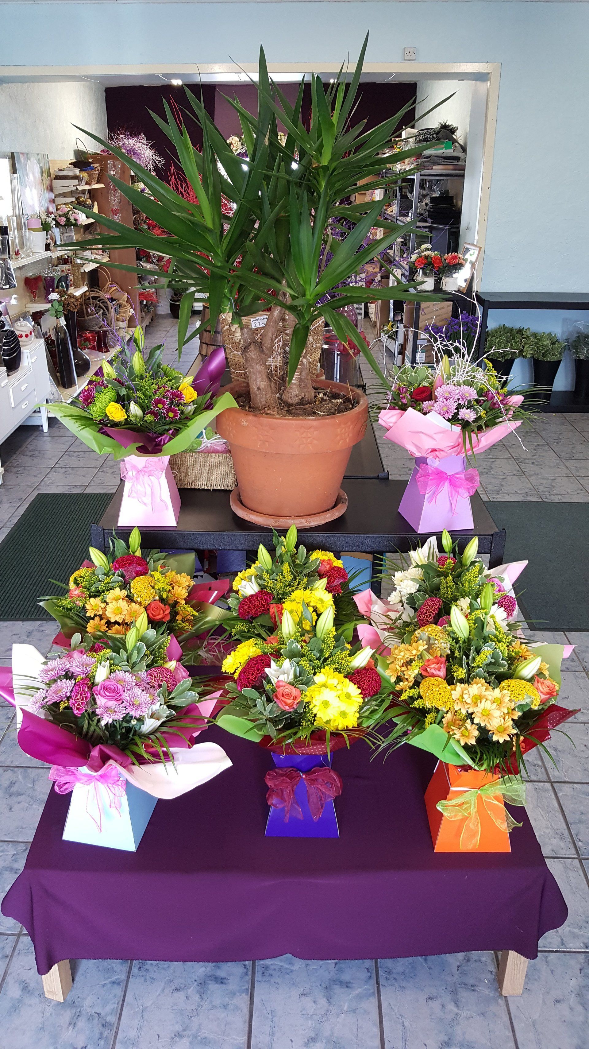 Aqua Hand - Tied Bouquet 19