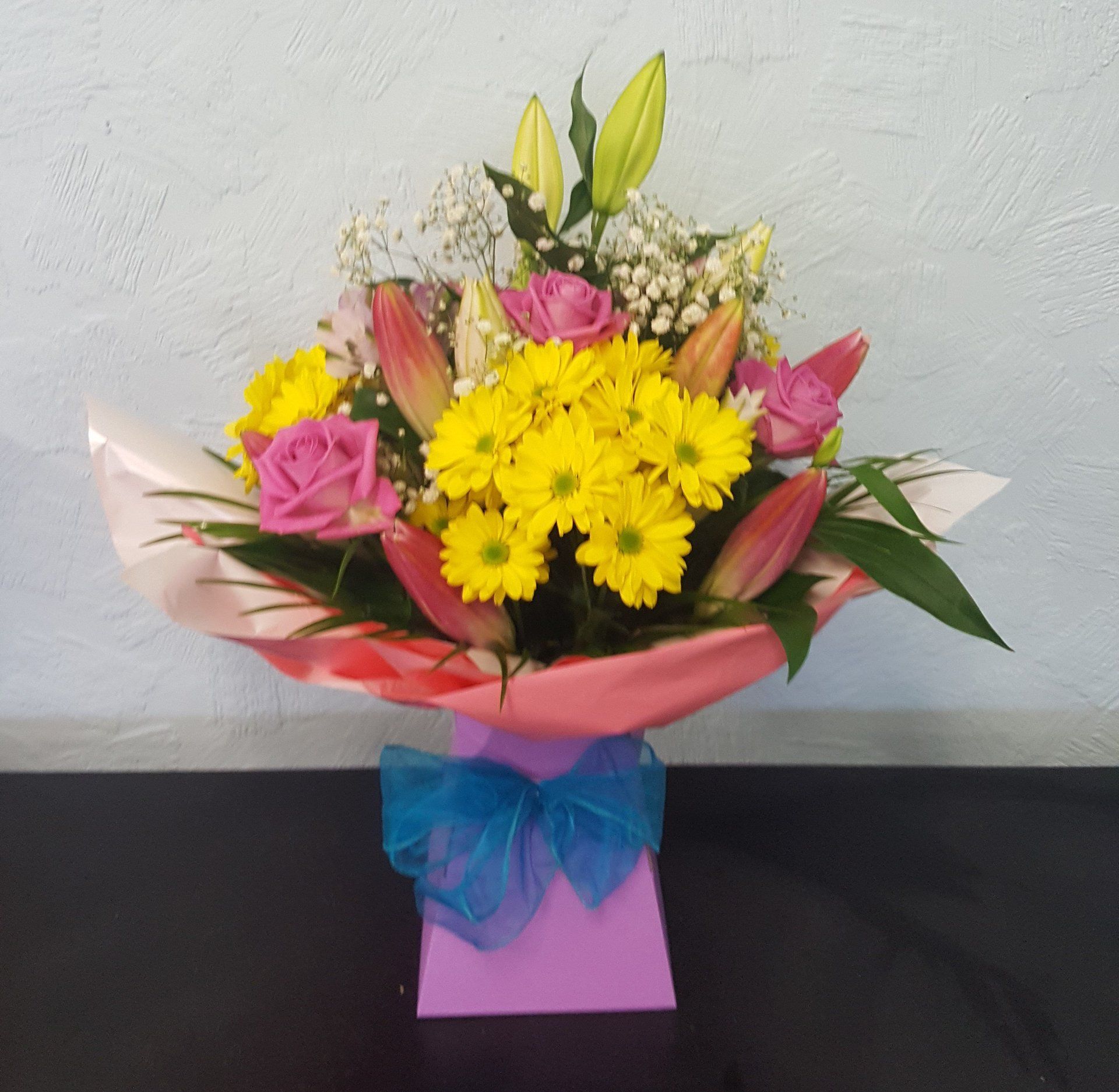 Aqua Hand - Tied Bouquet 8