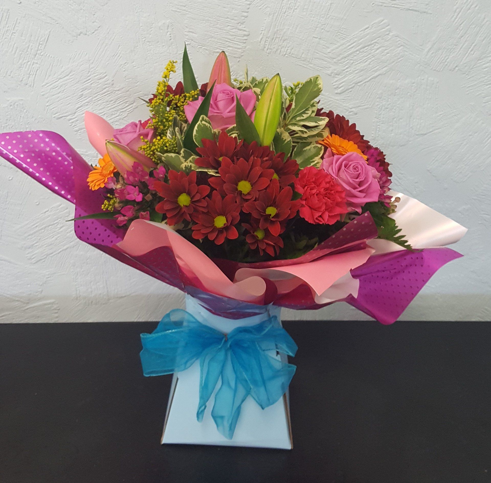 Aqua Hand - Tied Bouquet 13