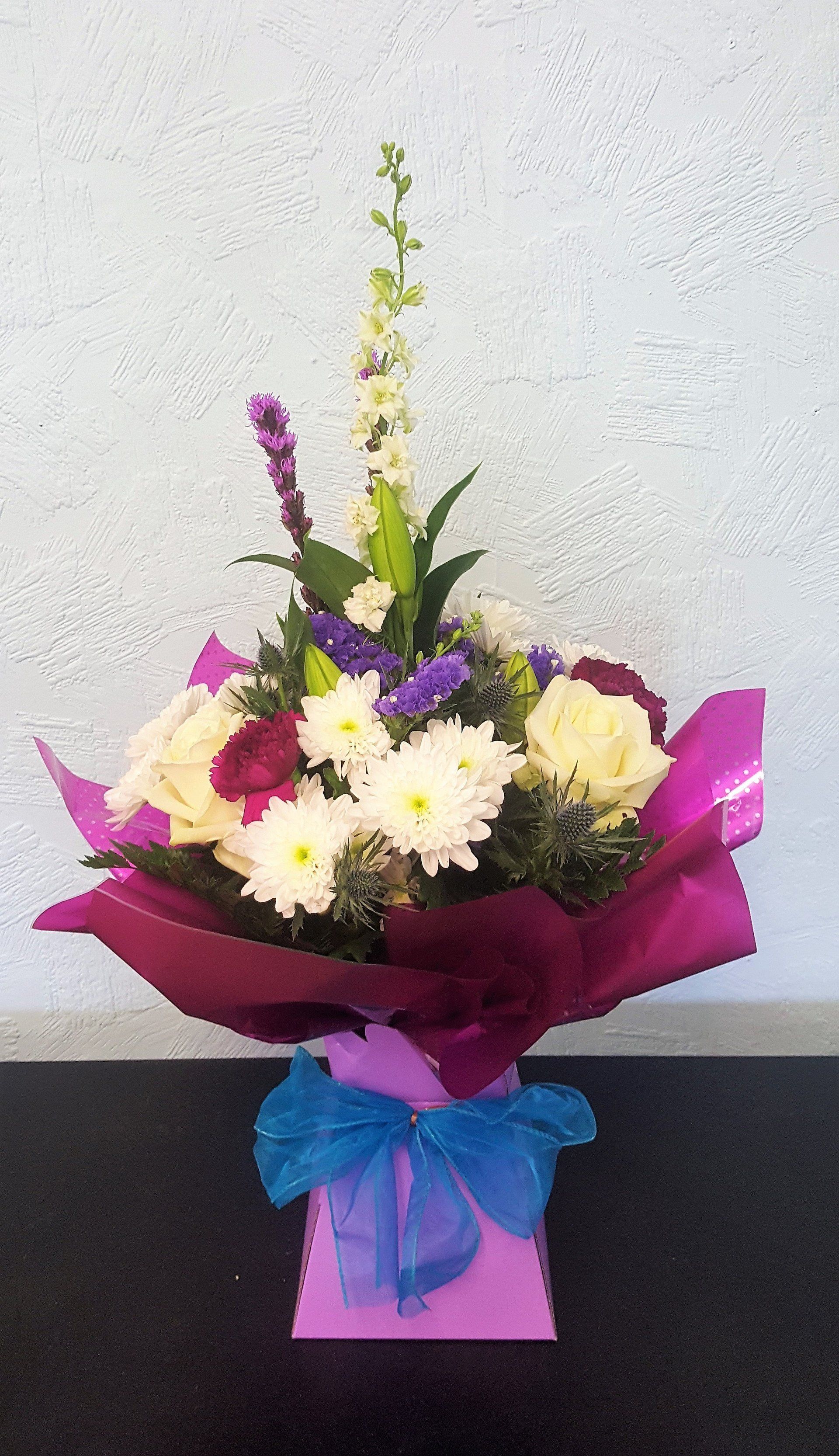 Aqua Hand - Tied Bouquet 17