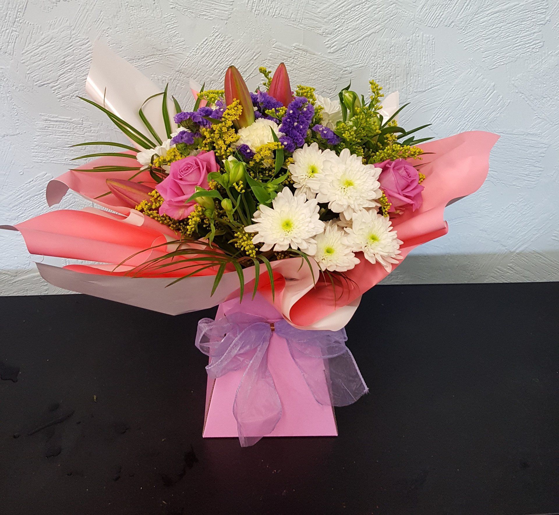 Aqua Hand - Tied Bouquet 12