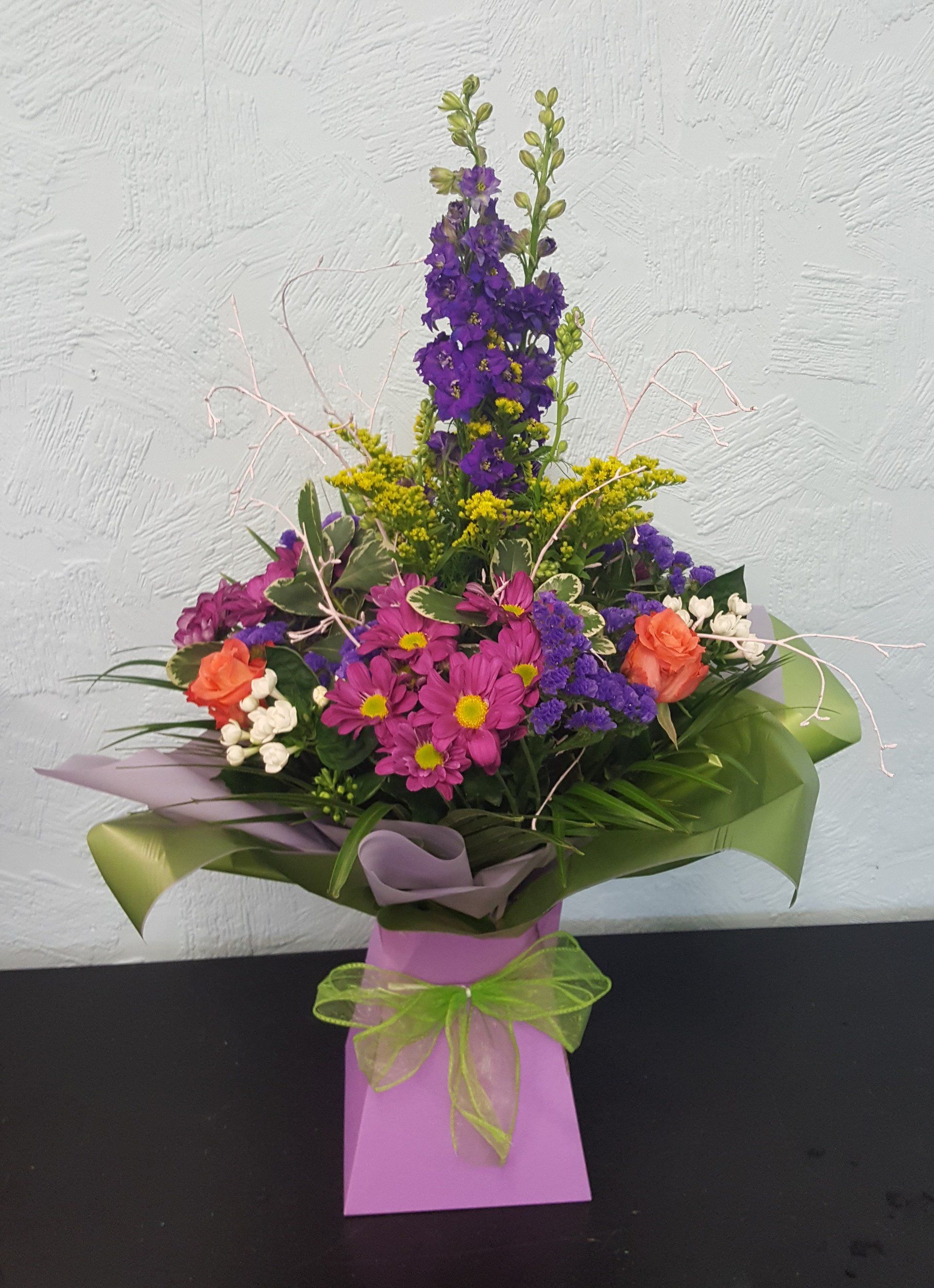 Aqua Hand - Tied Bouquet 11