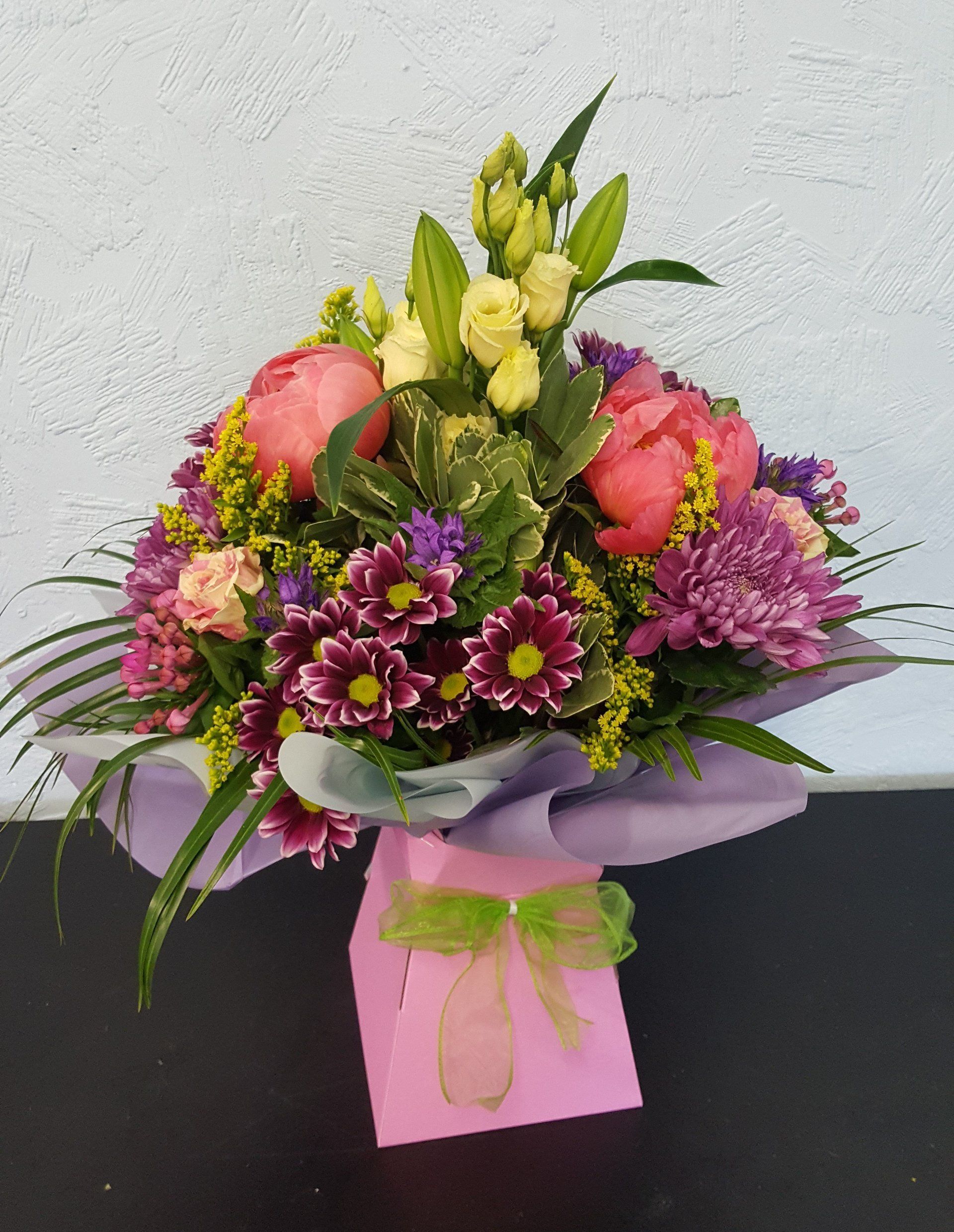 Aqua Hand - Tied Bouquet 1