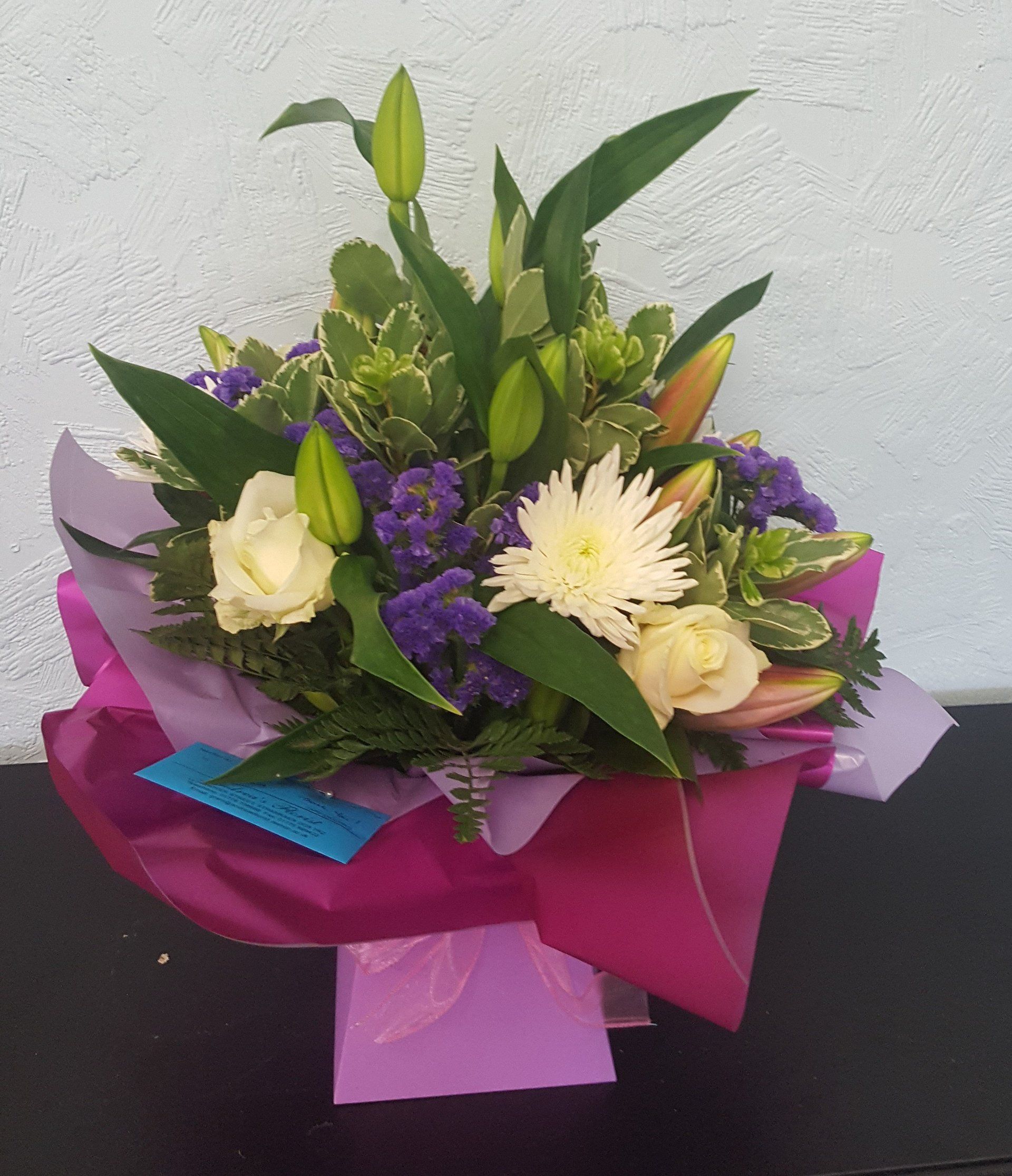 Aqua Hand - Tied Bouquet 2