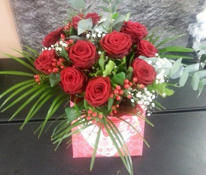 red bouquet