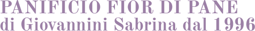 PANIFICIO FIOR DI PANE di Giovannini Sabrina dal 1996-LOGO