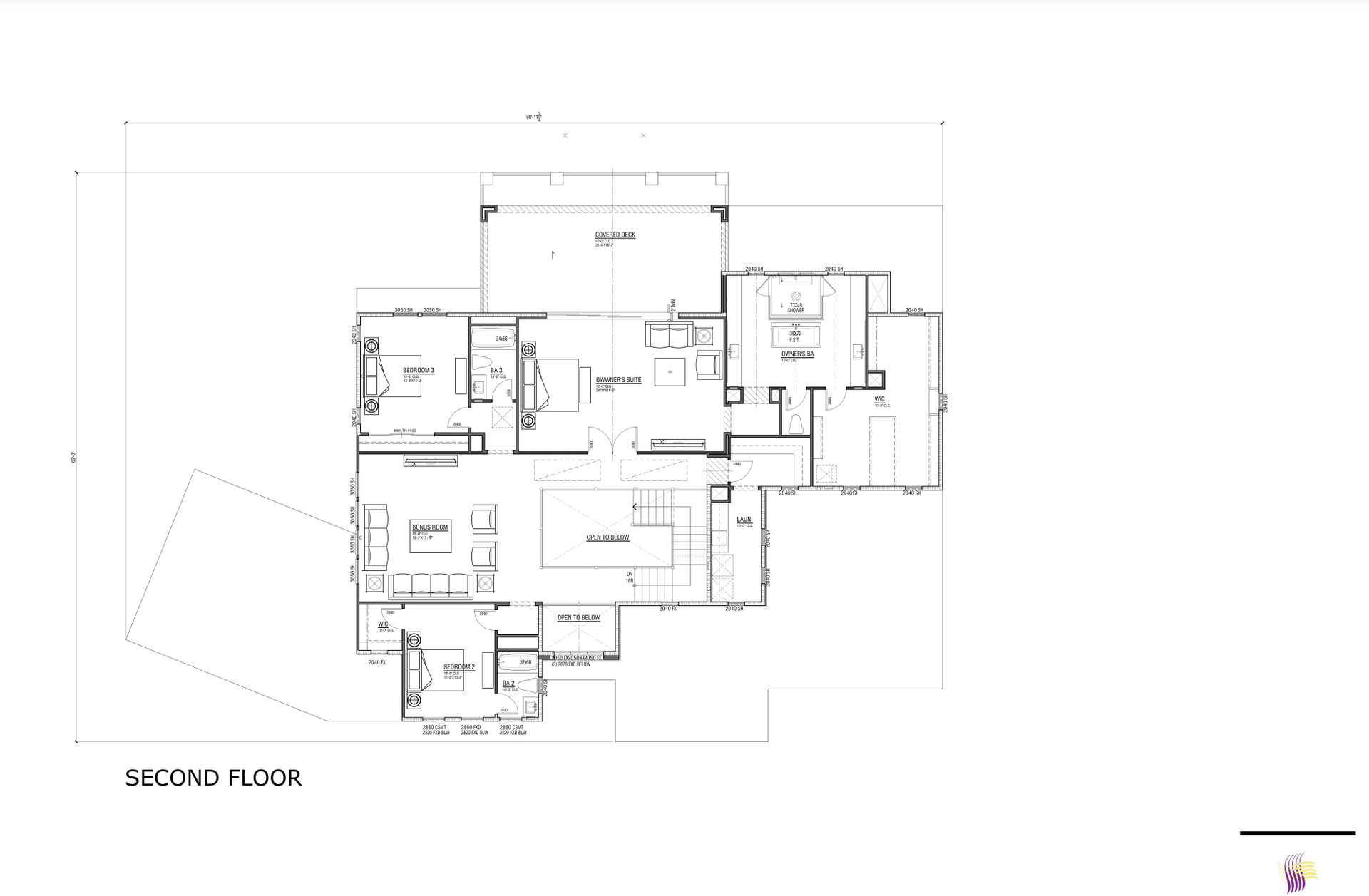 A black and white floor plan of a house on a white background.