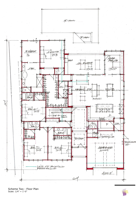 A black and white floor plan of a house