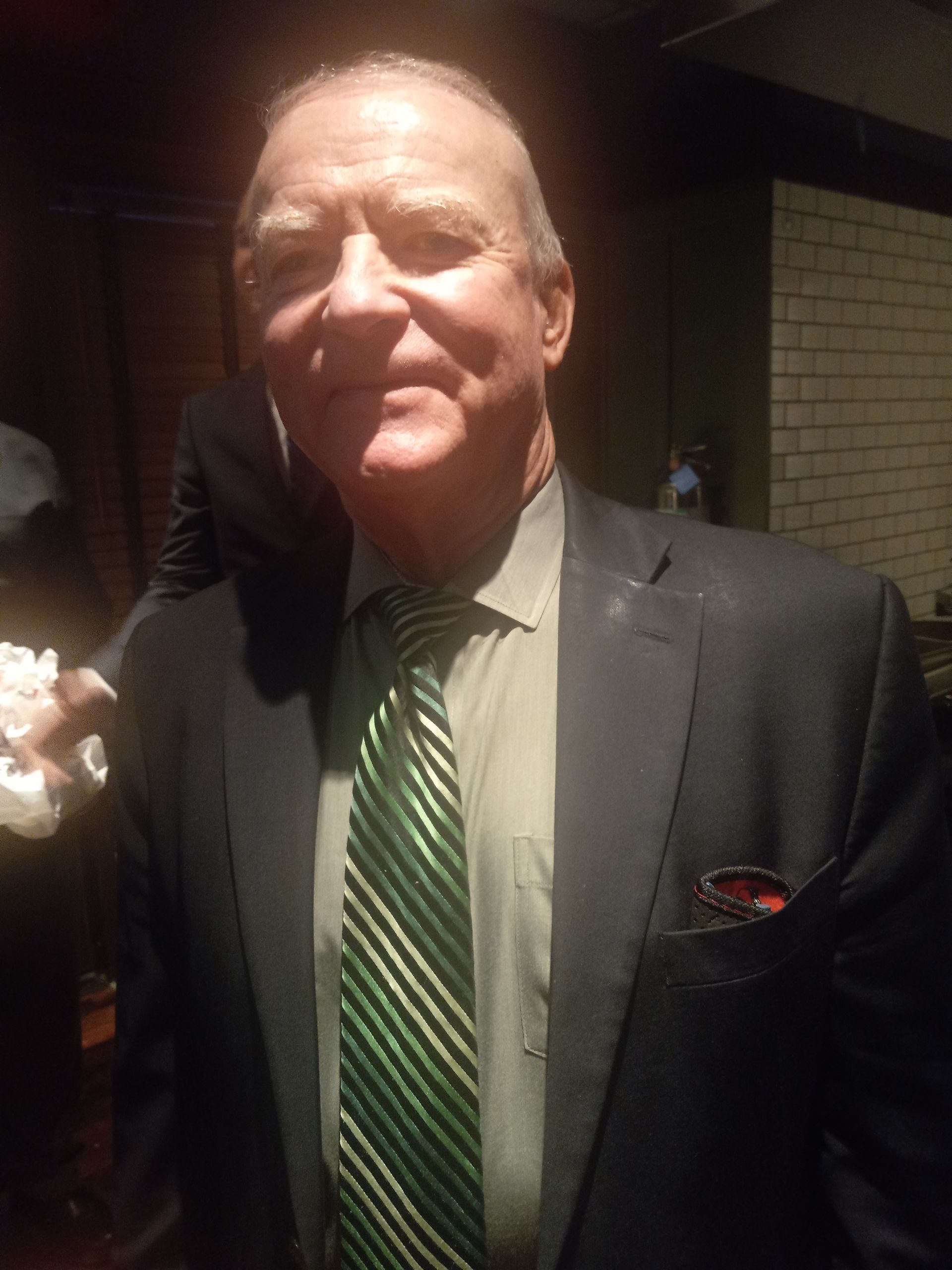 A man in a suit and tie is posing for a picture