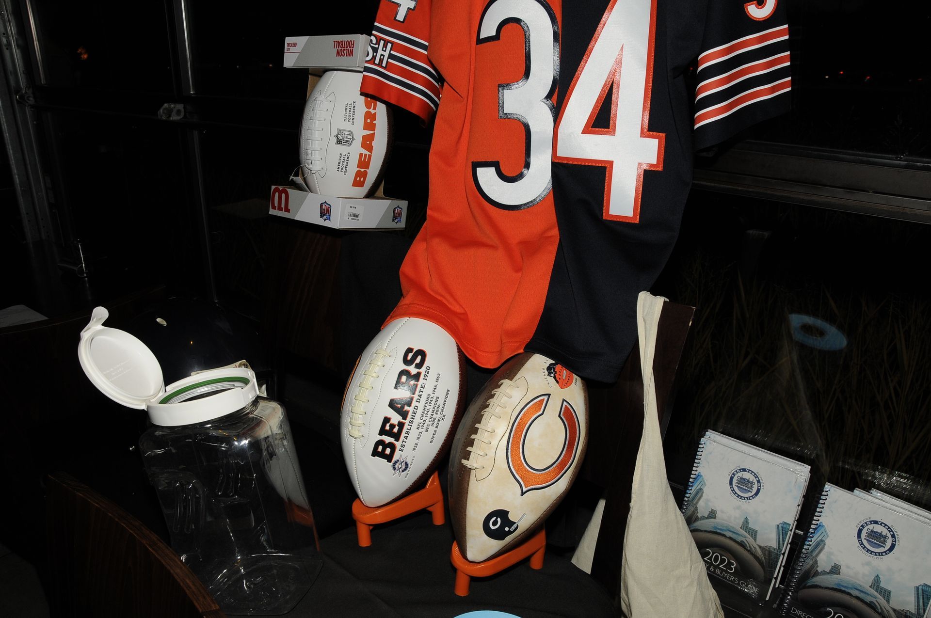 A bears jersey with the number 34 on it