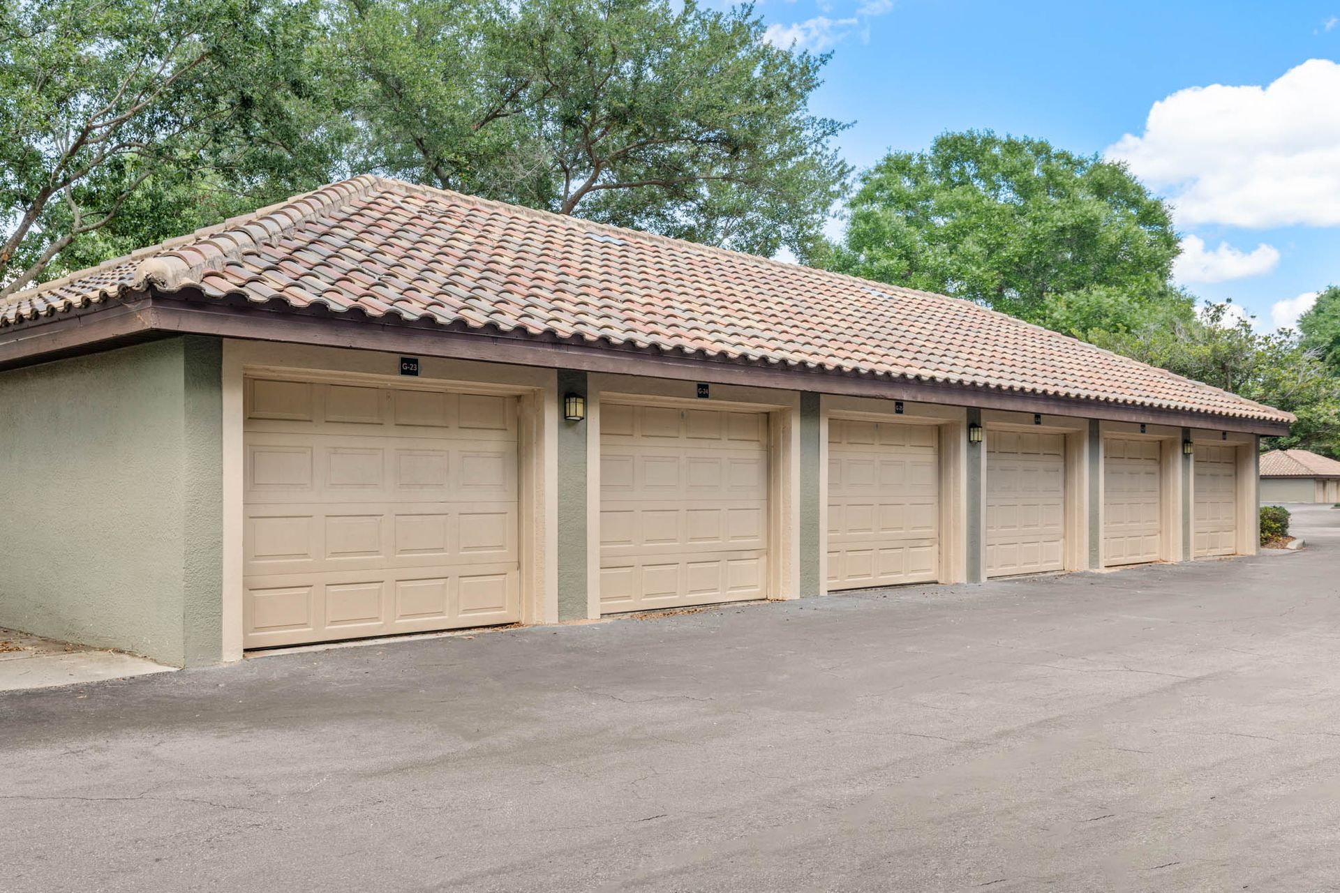 Parking garages at The Debra in Orlando, FL.