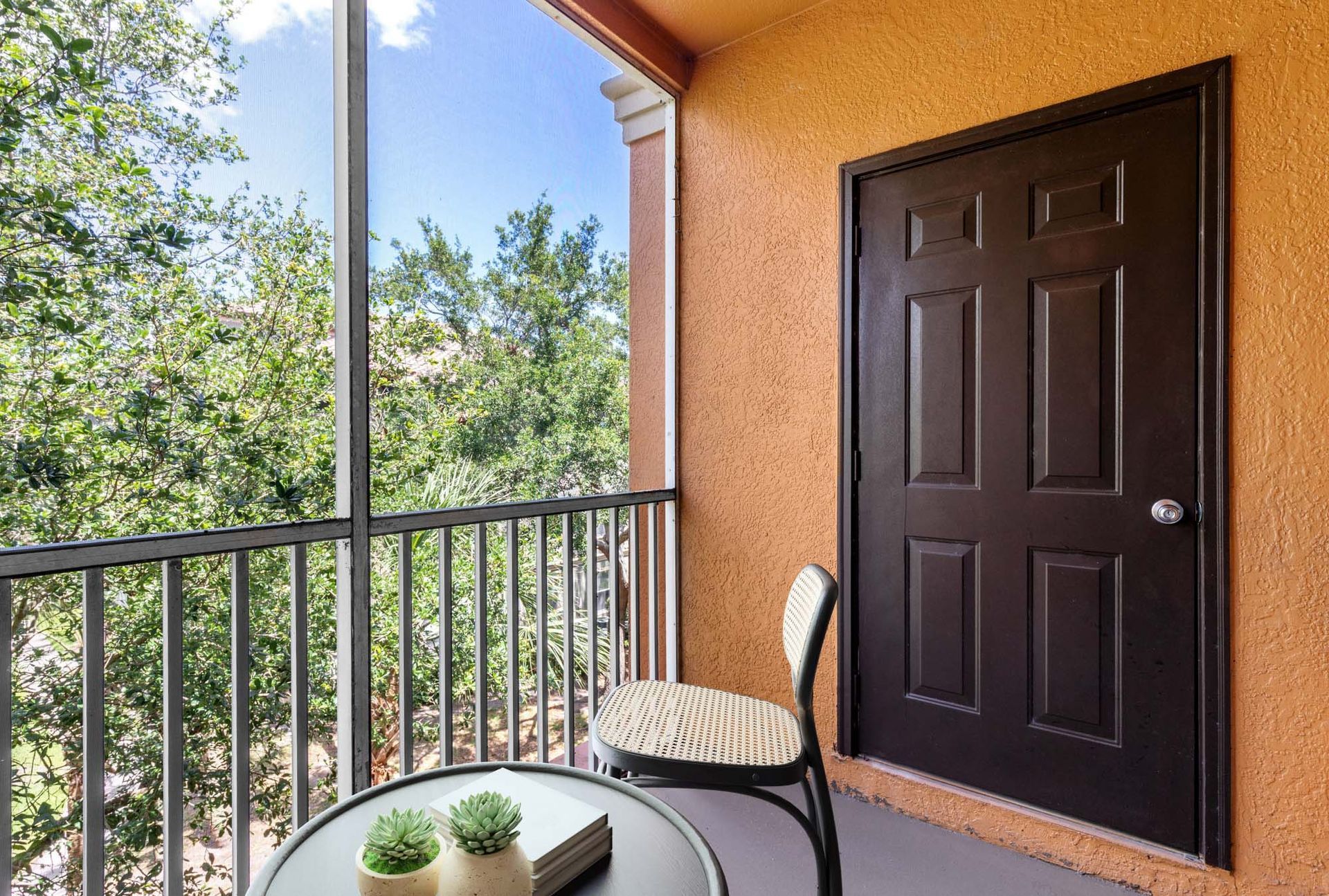 Balcony at The Debra in Orlando, FL.