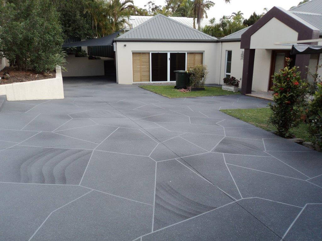 Concrete Stencilling Stencil Concrete Driveway SeaCrete