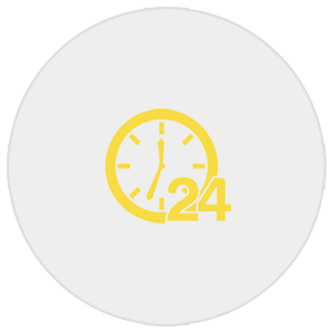 24 hours clock icon