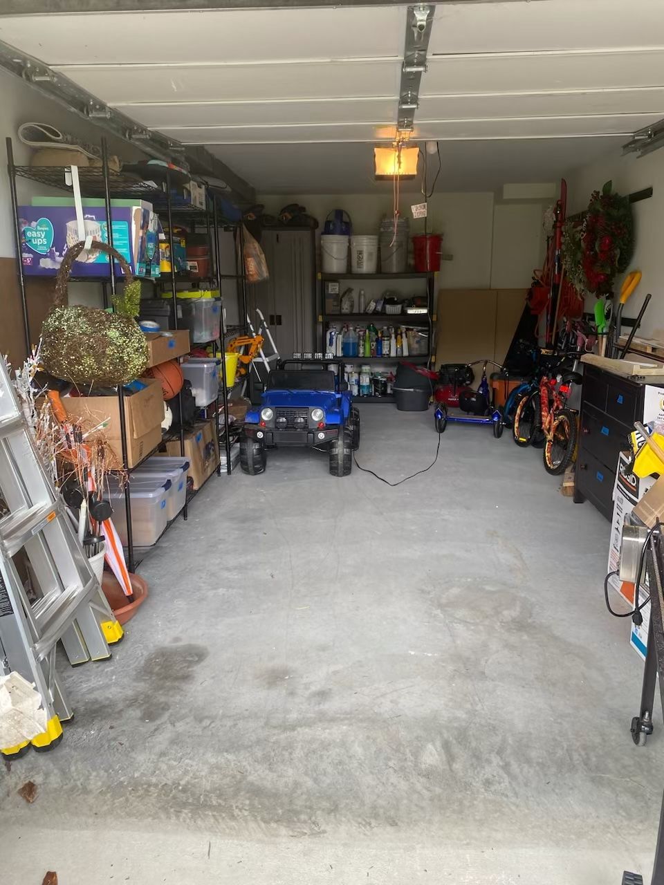 After image of organized garage