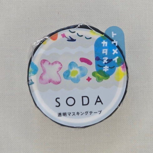 SODA Transparent Masking Tape / 15mm width / Petal