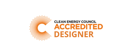 clean energy council accredited designer logo