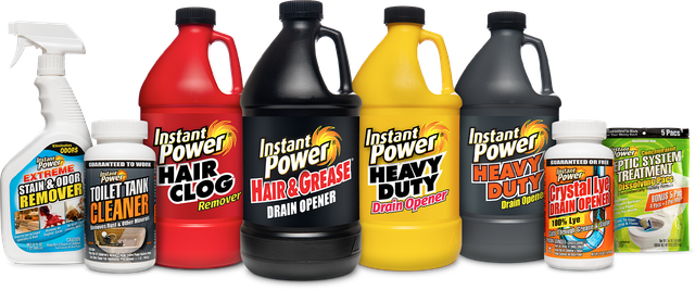  Instant Power Hair and Grease Drain Cleaner, Drain Opener and Clog  Remover : Health & Household