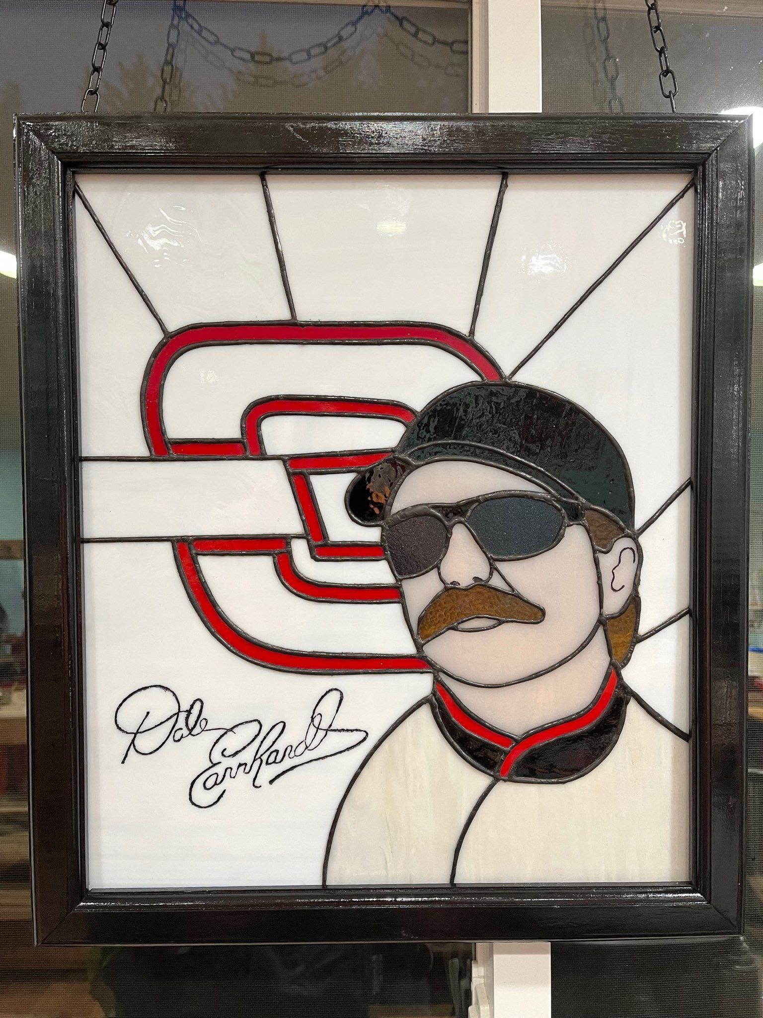 Dale Earnhardt — Greenville, AC — KET CustomWoodnGlass